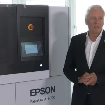 Henning Ohlsson, director ejecutivo de Epson Europa. Autor: Canal de Youtube Epson Europa