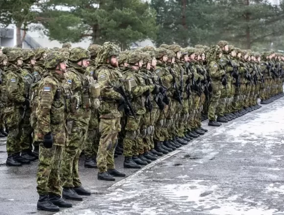 Reclutas en Estonia. Autor; Ott Aro kaitseminsteerium.ee