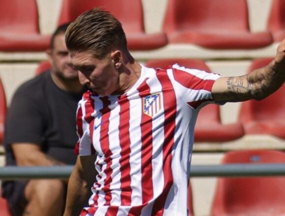 Dario Šits, titular con el Atlético de Madrid B en derrota